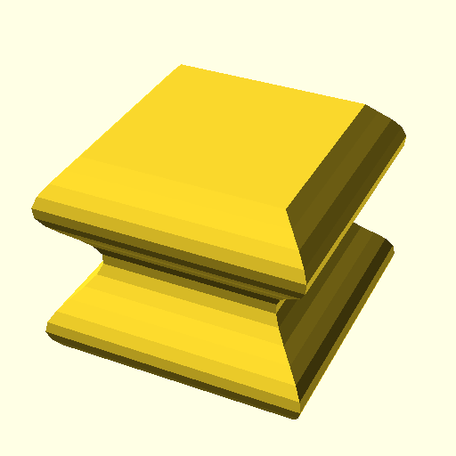 Linear Extrude with custom xsection